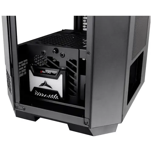 Thermaltake The Tower 300 Micro-Tower Gaming-Gehäuse Schwarz 2 vorinstallierte Lüfter, Seitenfenster Thermaltake The Tower 300 Micro-Tower Gaming-Gehäuse Schwarz 2 vorinstallierte Lüfter, Seitenfenster