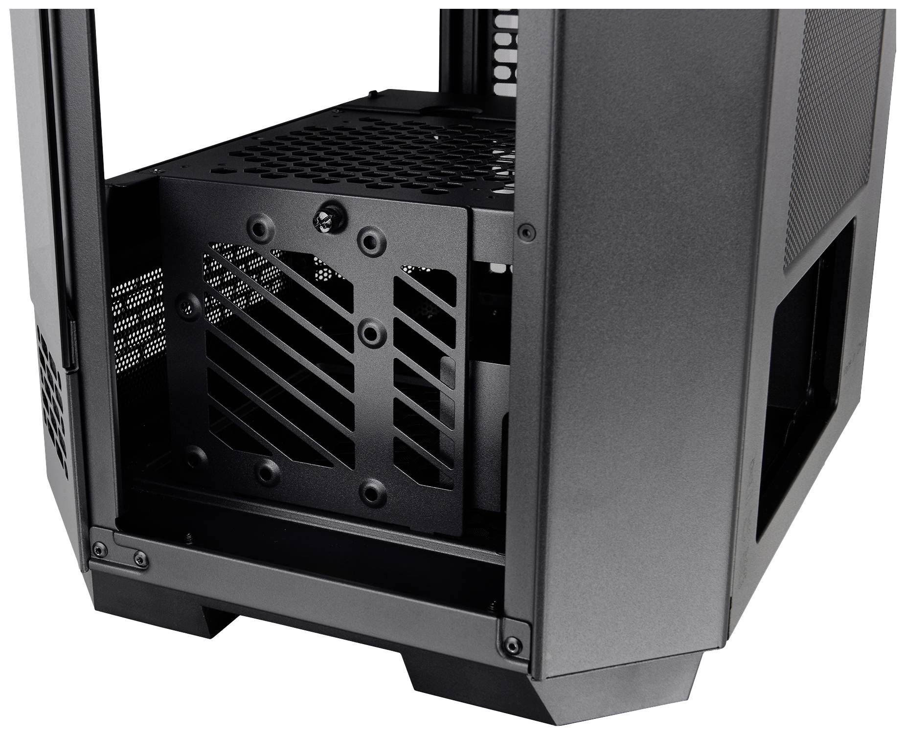Thermaltake The Tower 300 Micro-Tower Gaming-Gehäuse Schwarz 2 vorinstallierte Lüfter, Seitenfenster