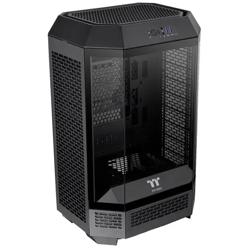 Thermaltake The Tower 300 Micro-Tower Gaming-Gehäuse Schwarz 2 vorinstallierte Lüfter, Seitenfenster Thermaltake The Tower 300 Micro-Tower Gaming-Gehäuse Schwarz 2 vorinstallierte Lüfter, Seitenfenster