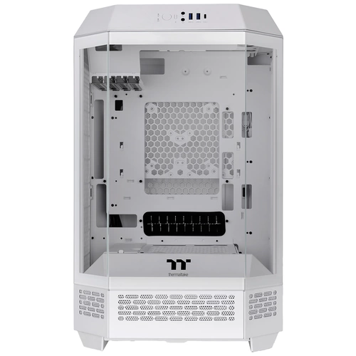 Thermaltake The Tower 300 Micro-Tower Gaming-Gehäuse Weiß 2 vorinstallierte Lüfter, Seitenfenster Thermaltake The Tower 300 Micro-Tower Gaming-Gehäuse Weiß 2 vorinstallierte Lüfter, Seitenfenster