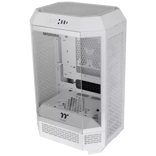Thermaltake The Tower 300 Micro-Tower Gaming-Gehäuse Weiß 2 vorinstallierte Lüfter, Seitenfenster Thermaltake The Tower 300 Micro-Tower Gaming-Gehäuse Weiß 2 vorinstallierte Lüfter, Seitenfenster