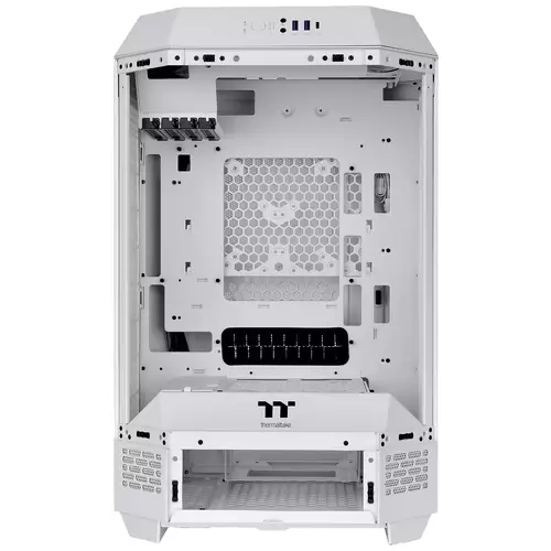 Thermaltake The Tower 300 Micro-Tower Gaming-Gehäuse Weiß 2 vorinstallierte Lüfter, Seitenfenster Thermaltake The Tower 300 Micro-Tower Gaming-Gehäuse Weiß 2 vorinstallierte Lüfter, Seitenfenster