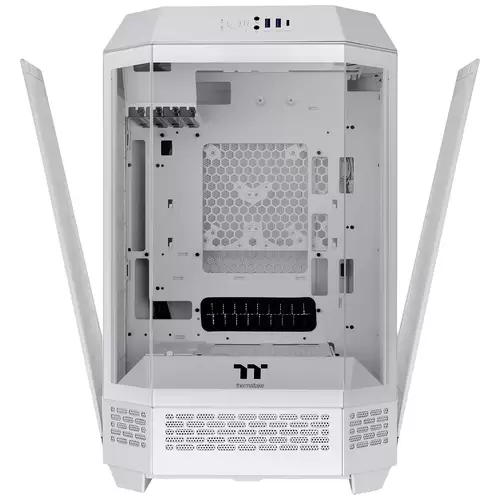 Thermaltake The Tower 300 Micro-Tower Gaming-Gehäuse Weiß 2 vorinstallierte Lüfter, Seitenfenster Thermaltake The Tower 300 Micro-Tower Gaming-Gehäuse Weiß 2 vorinstallierte Lüfter, Seitenfenster