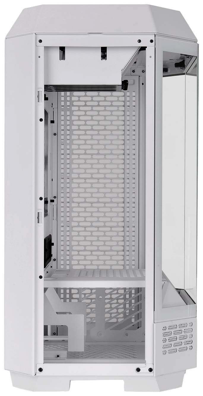 Thermaltake The Tower 300 Micro-Tower Gaming-Gehäuse Weiß 2 vorinstallierte Lüfter, Seitenfenster