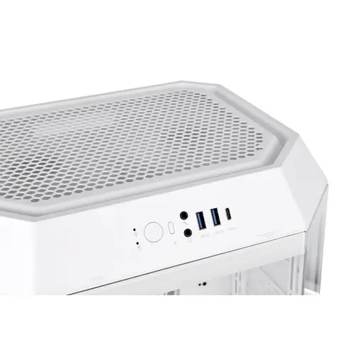 Thermaltake The Tower 300 Micro-Tower Gaming-Gehäuse Weiß 2 vorinstallierte Lüfter, Seitenfenster Thermaltake The Tower 300 Micro-Tower Gaming-Gehäuse Weiß 2 vorinstallierte Lüfter, Seitenfenster