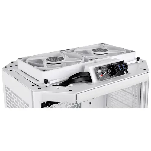 Thermaltake The Tower 300 Micro-Tower Gaming-Gehäuse Weiß 2 vorinstallierte Lüfter, Seitenfenster Thermaltake The Tower 300 Micro-Tower Gaming-Gehäuse Weiß 2 vorinstallierte Lüfter, Seitenfenster