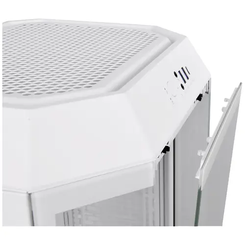 Thermaltake The Tower 300 Micro-Tower Gaming-Gehäuse Weiß 2 vorinstallierte Lüfter, Seitenfenster Thermaltake The Tower 300 Micro-Tower Gaming-Gehäuse Weiß 2 vorinstallierte Lüfter, Seitenfenster