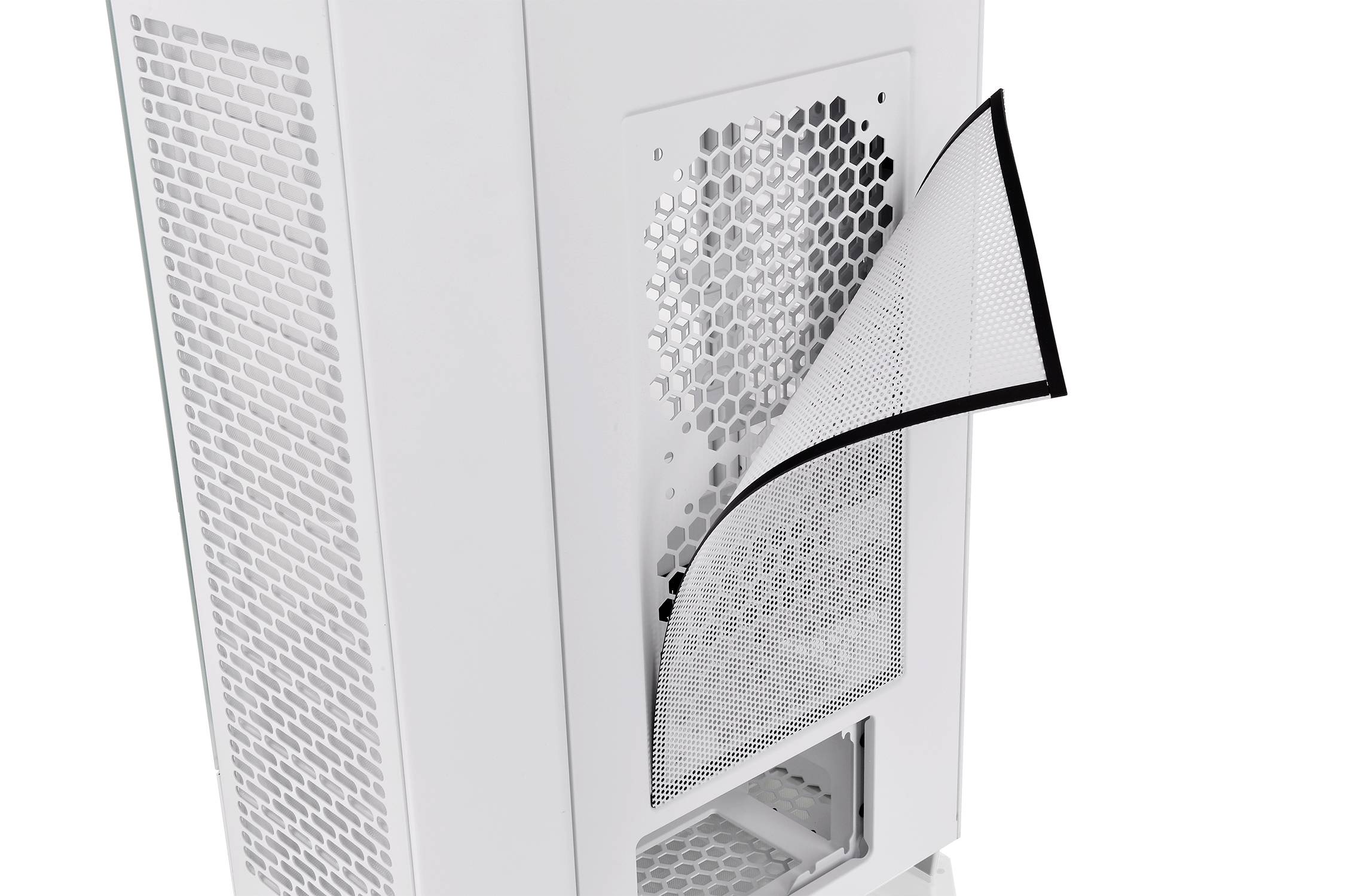 Thermaltake The Tower 300 Micro-Tower Gaming-Gehäuse Weiß 2 vorinstallierte Lüfter, Seitenfenster