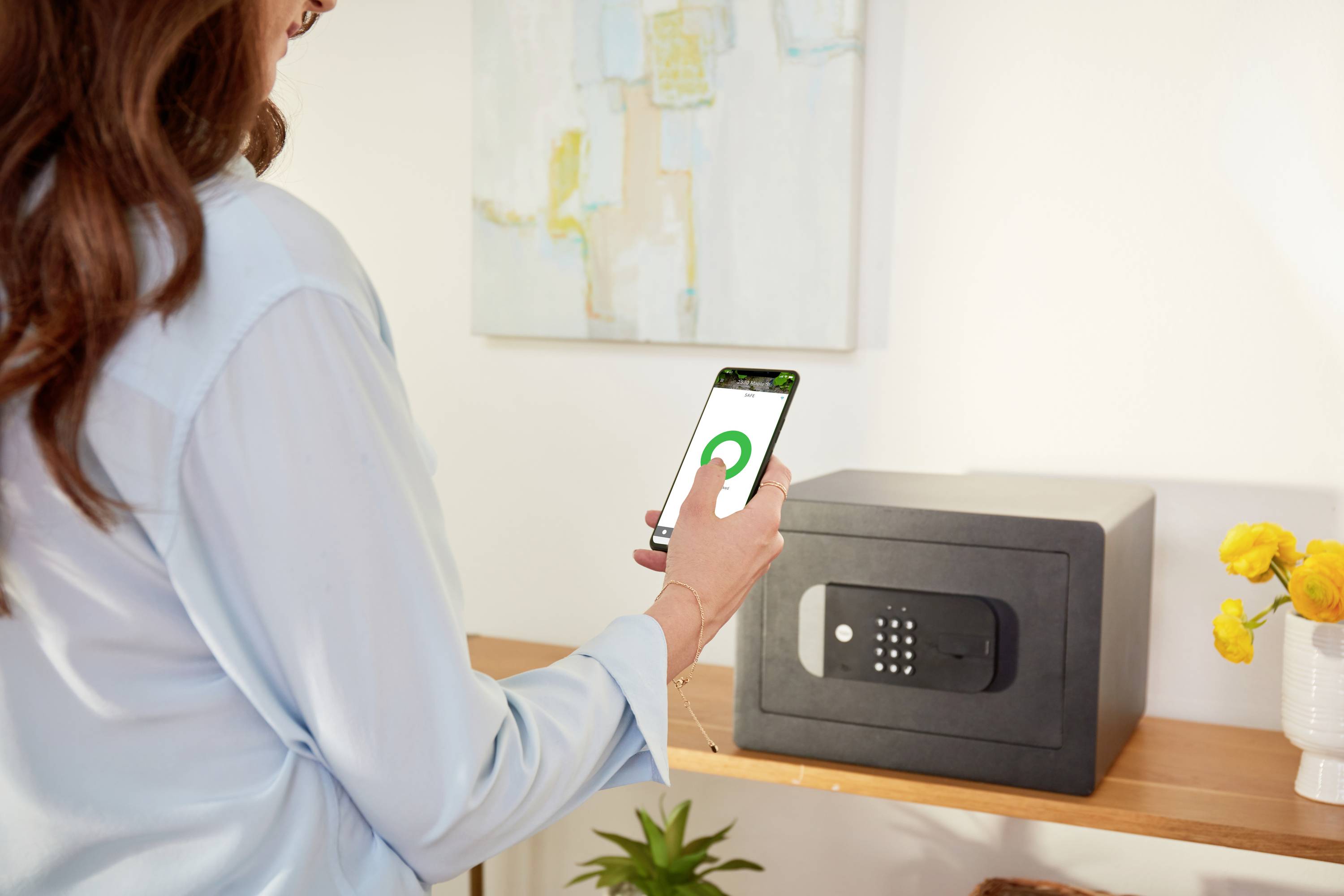 YALE 05/103210/SI Türschloss Bluetooth-fähig