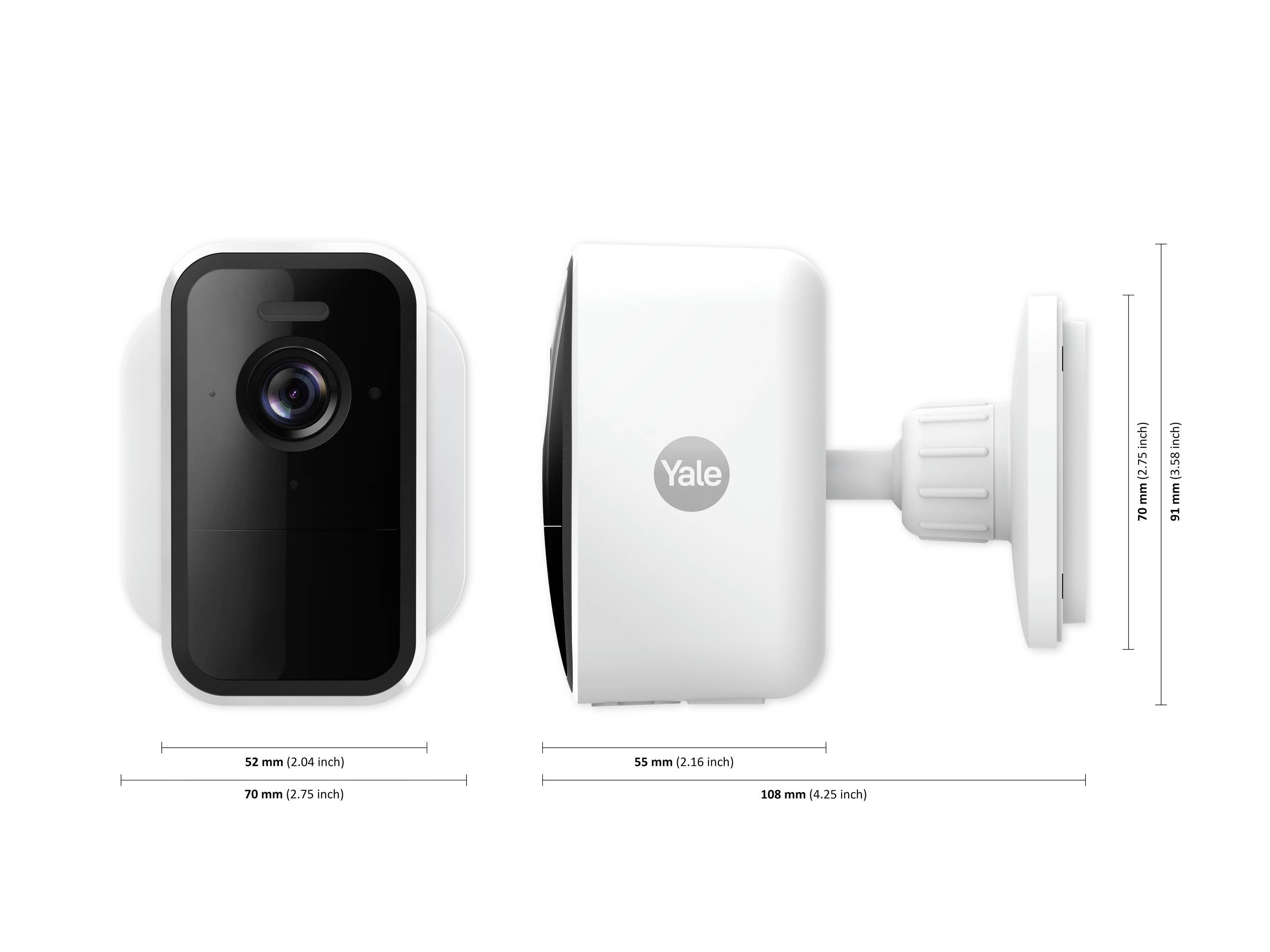 YALE SV-OC-1A-W WLAN IP Überwachungskamera 1920 x 1080 Pixel