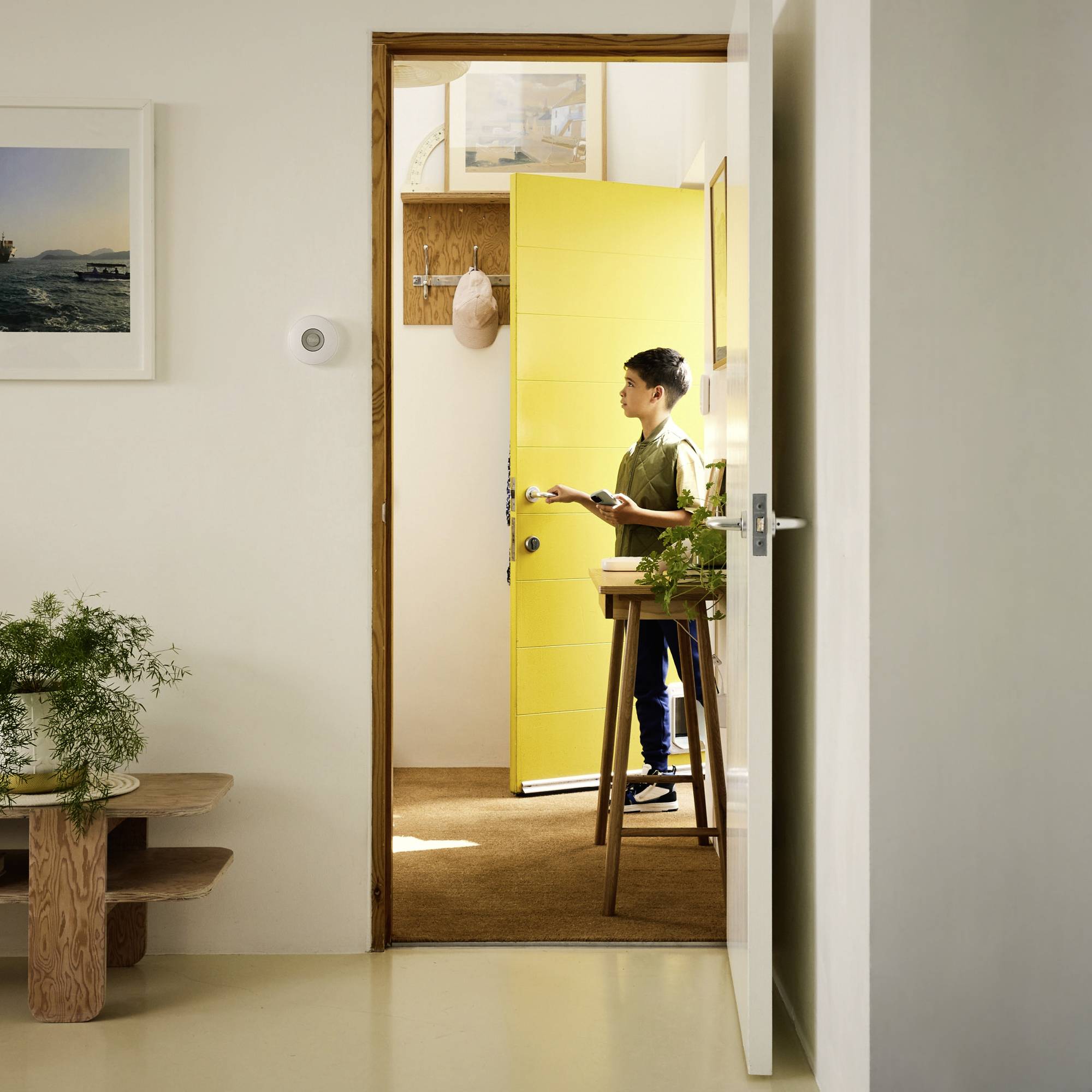 YALE AL-IS-1A-W Funk-Alarmanlagen-Erweiterung Funk-Innensirene