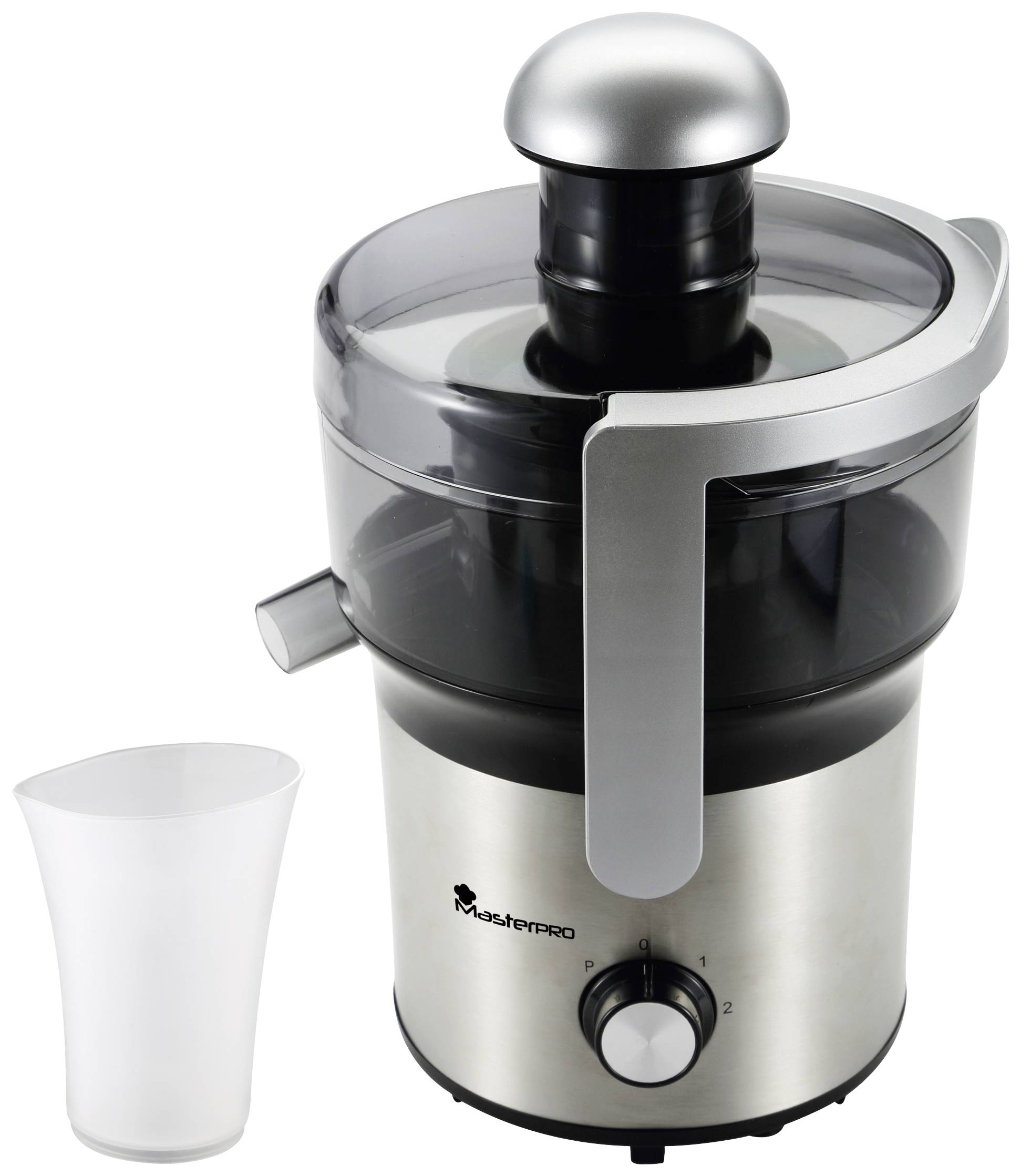MasterPRO Zitruspresse 350 W Edelstahl, Schwarz
