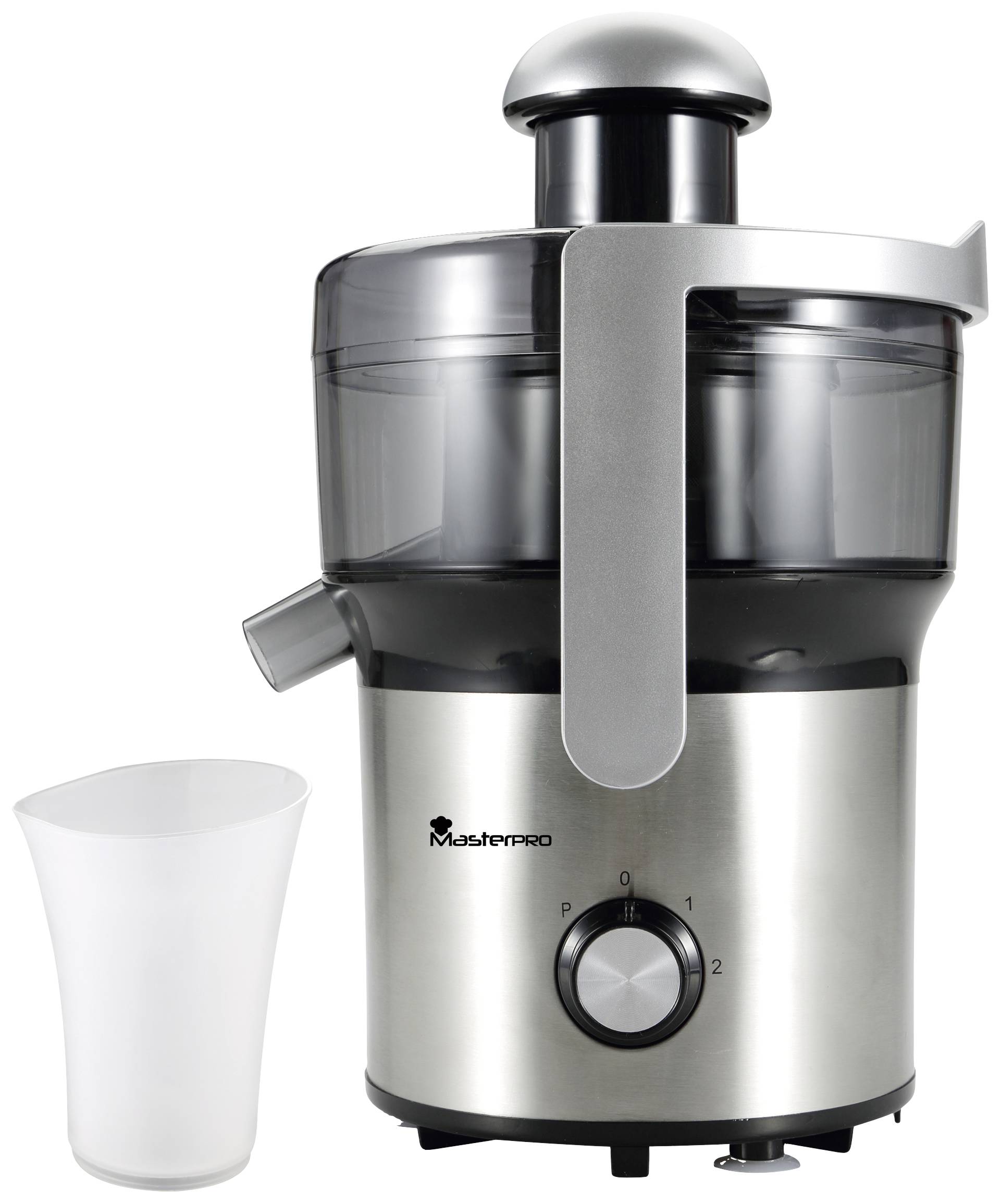MasterPRO Zitruspresse 350 W Edelstahl, Schwarz