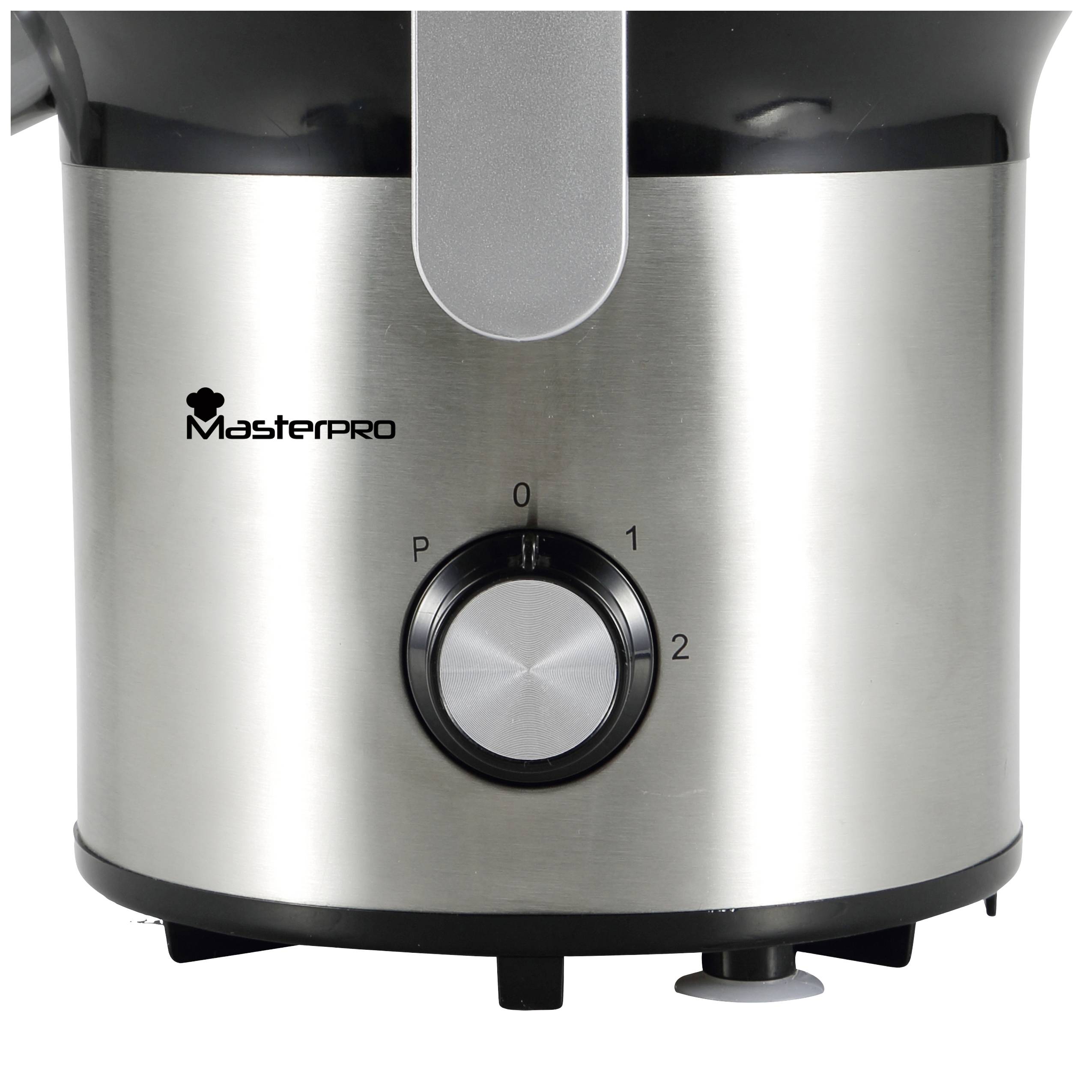 MasterPRO Zitruspresse 350 W Edelstahl, Schwarz