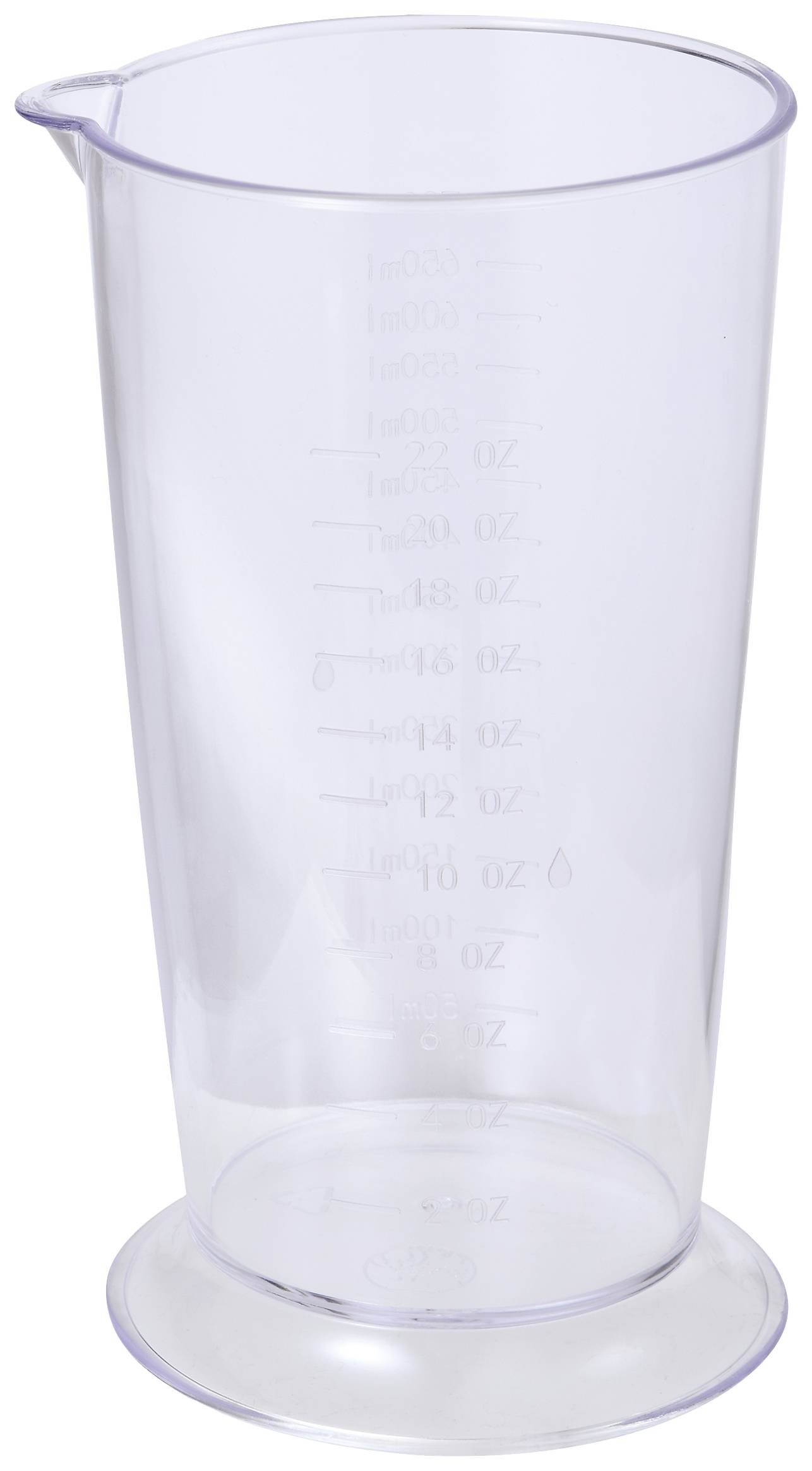 Bergner Stabmixer 800W mit Messbecher, mit Zerkleinereraufsatz Weiß, Holz