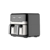 MasterPRO Heißluft-Fritteuse 9l 2400W Antihaftbeschichtung, Cool-Touch-Gehäuse, Timerfunktion, Überhitzungsschutz, mit Display MasterPRO Heißluft-Fritteuse 9l 2400W Antihaftbeschichtung, Cool-Touch-Gehäuse, Timerfunktion, Überhitzungsschutz, mit Display