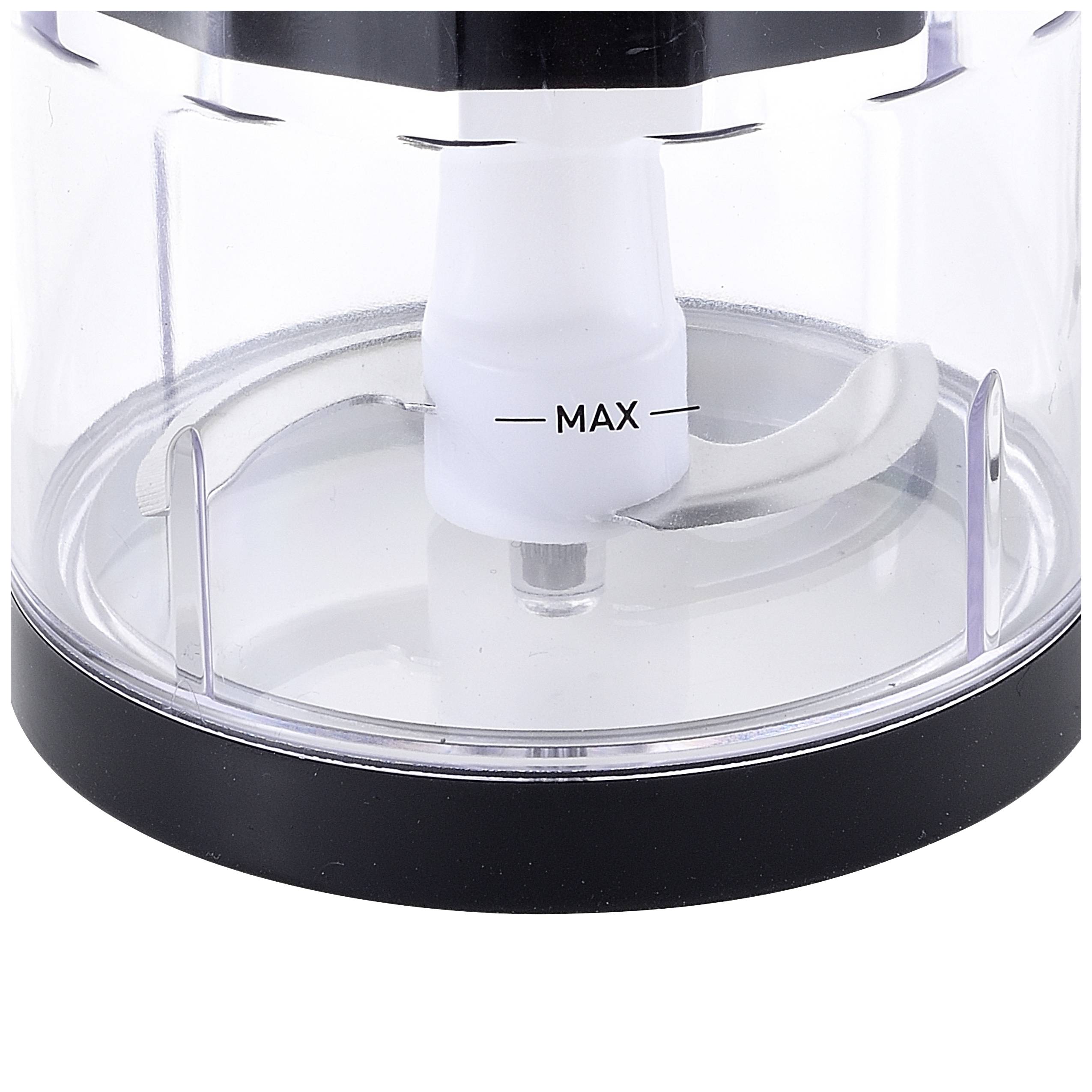 MasterPRO Stabmixer 1000W mit Messbecher, mit Mixbecher Schwarz/Edelstahl, Transparent