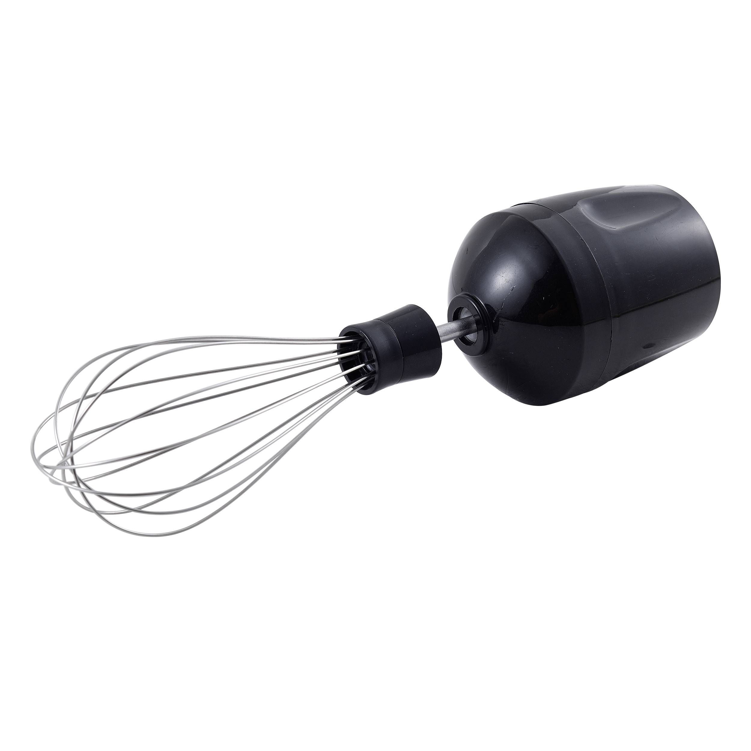 MasterPRO Stabmixer 1000W mit Messbecher, mit Mixbecher Schwarz/Edelstahl, Transparent