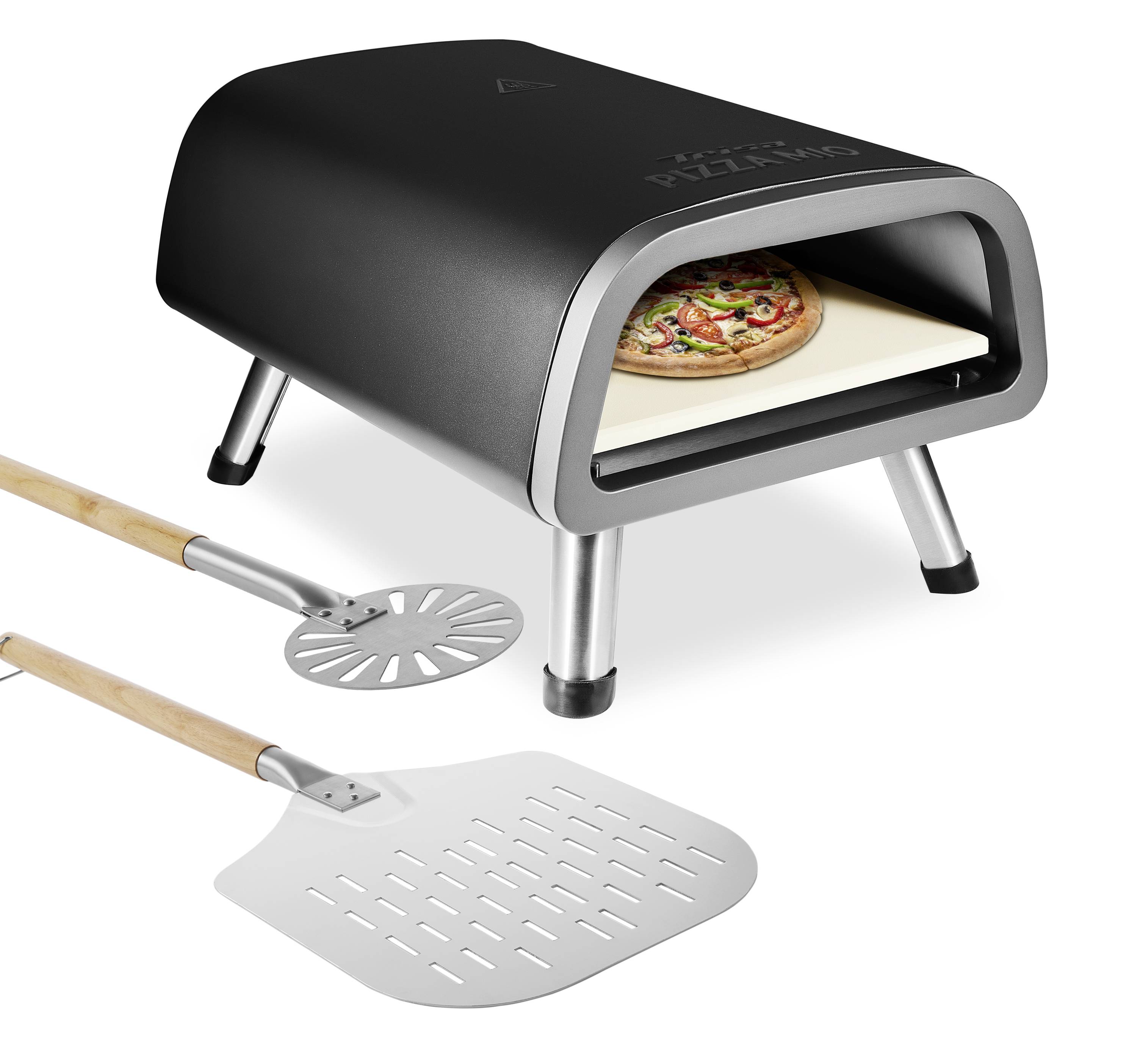 Trisa Mio Pizzaofen 2200 W mit Pizzastein