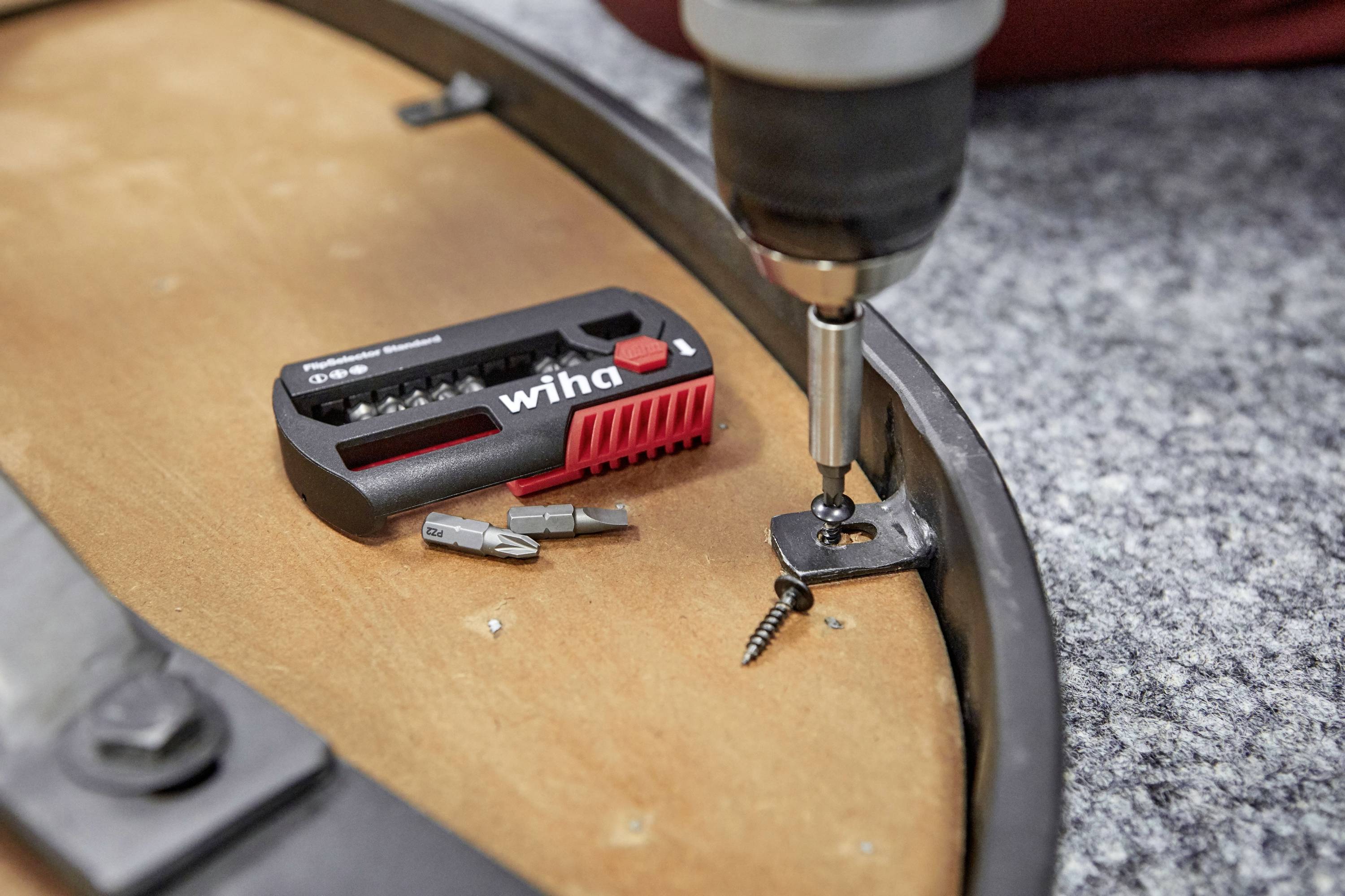 Wiha 39040 Bit-Set 13teilig Kreuzschlitz Phillips, Kreuzschlitz Pozidriv, TORX inkl. Bithalter