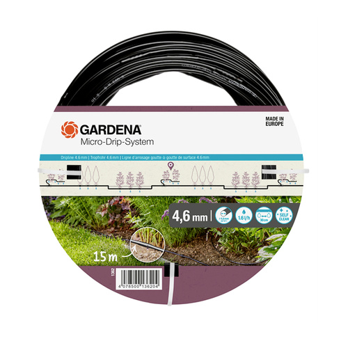 GARDENA Micro-Drip System Tropfrohr 4,6 mm (3/16") Schlauchlänge: 15 m 01362-20