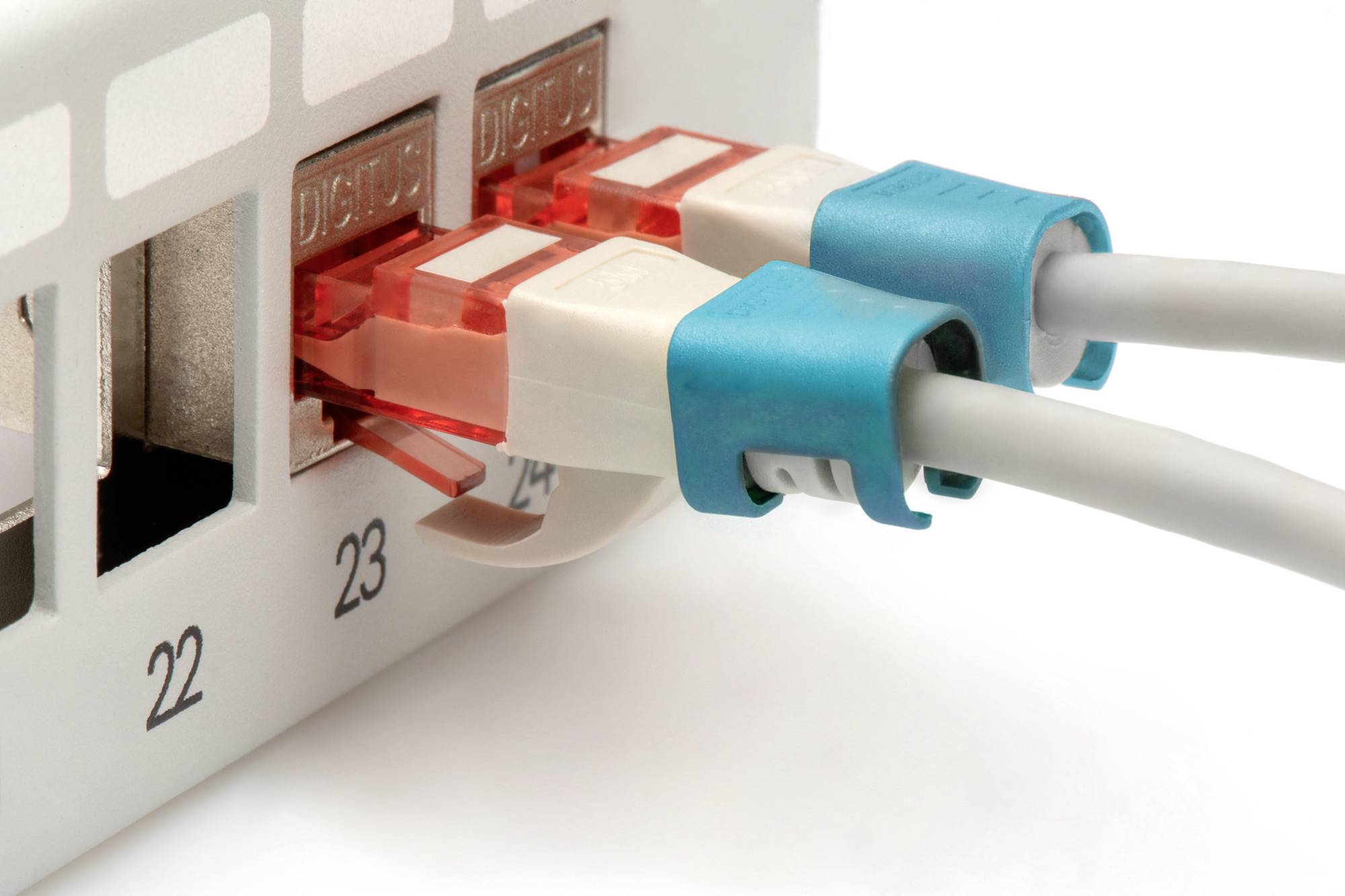 Digitus A-CC-B Patchkabel-Farbclips Blau 100St.