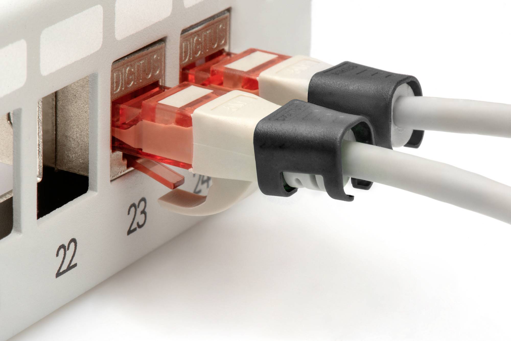 Digitus A-CC-BL Patchkabel-Farbclips Schwarz 100St.