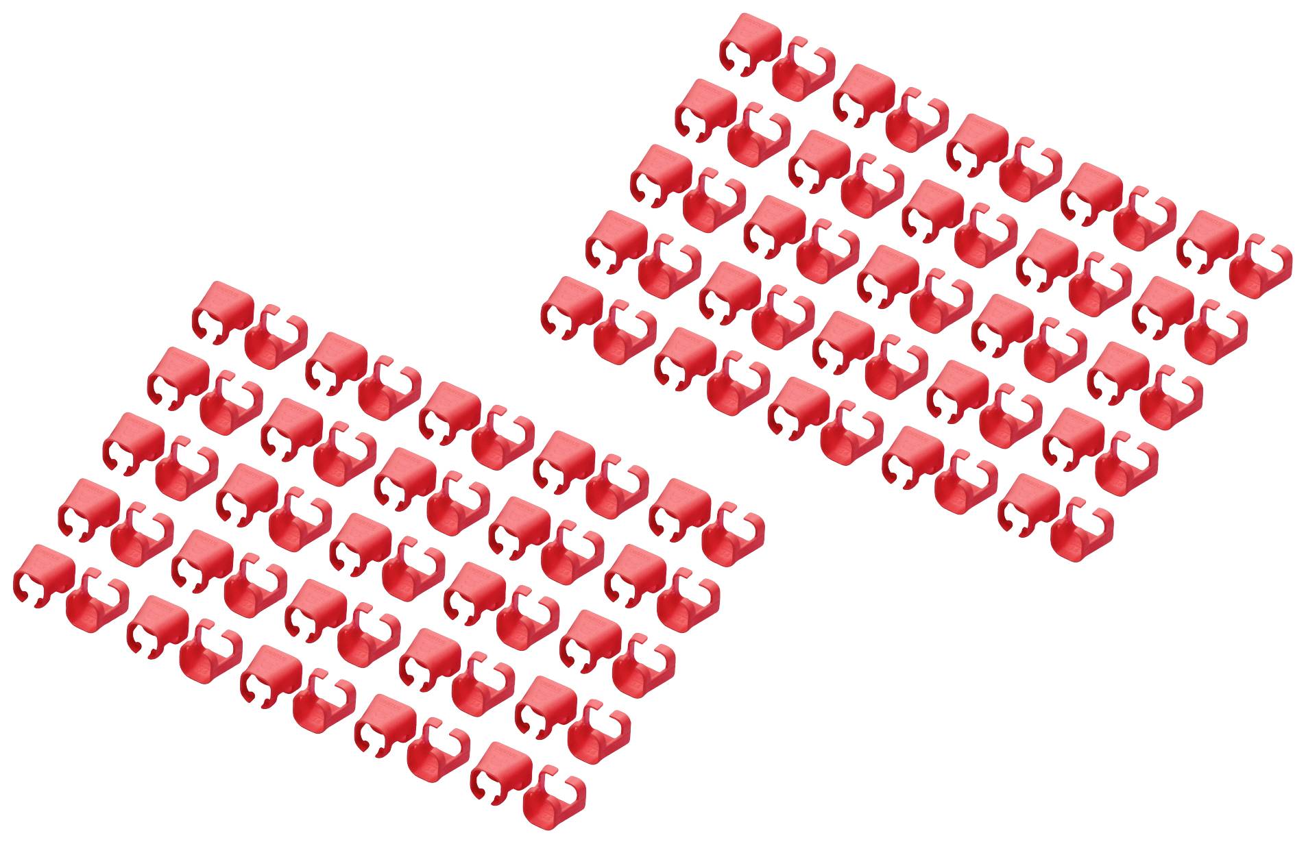 Digitus A-CC-R Patchkabel-Farbclips Rot 100St.