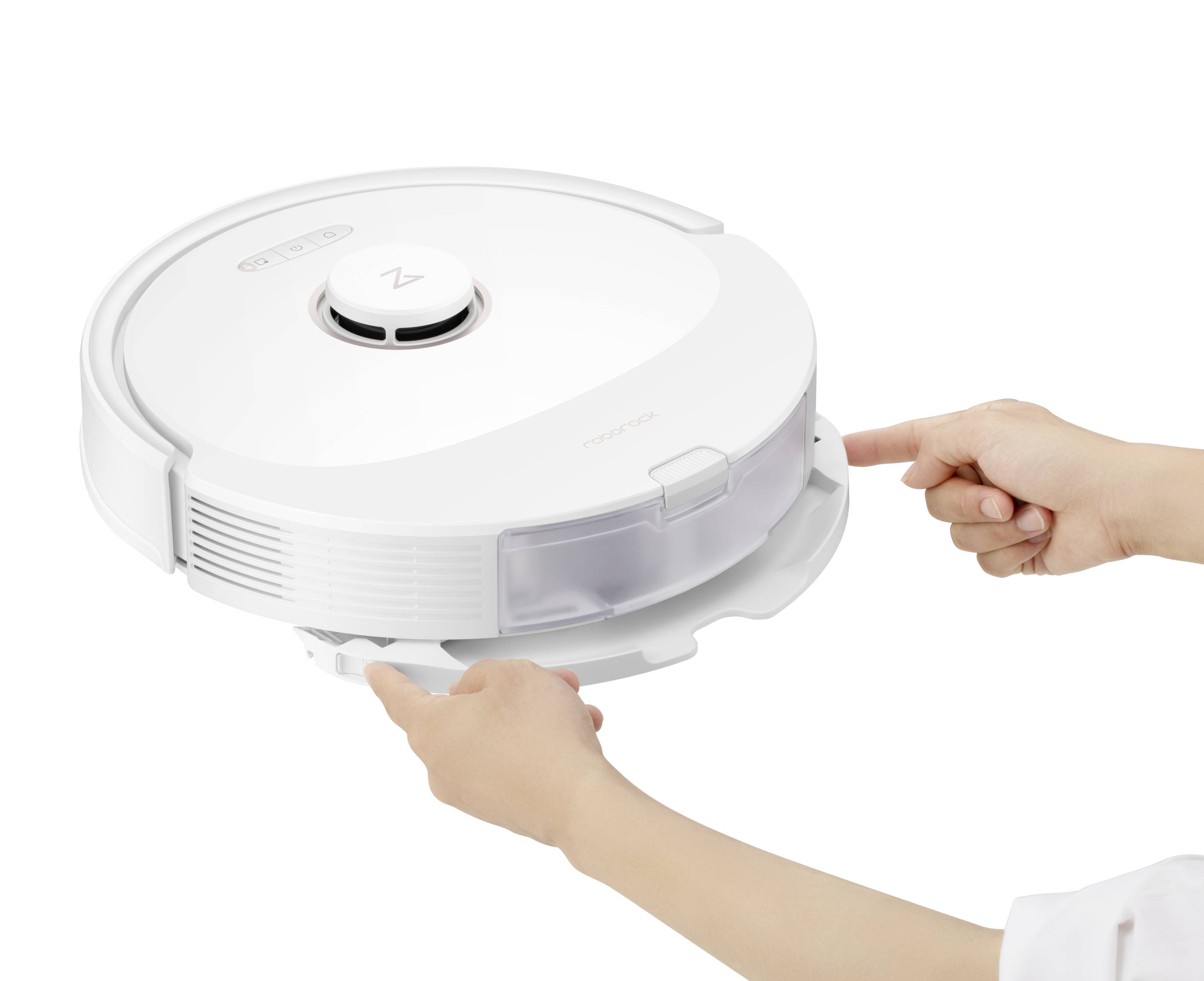 Roborock Q8 Max Saug-und Wischroboter Weiß inkl. Akku, inkl. Ladegerät, mit Staubbeutel, App gesteuert