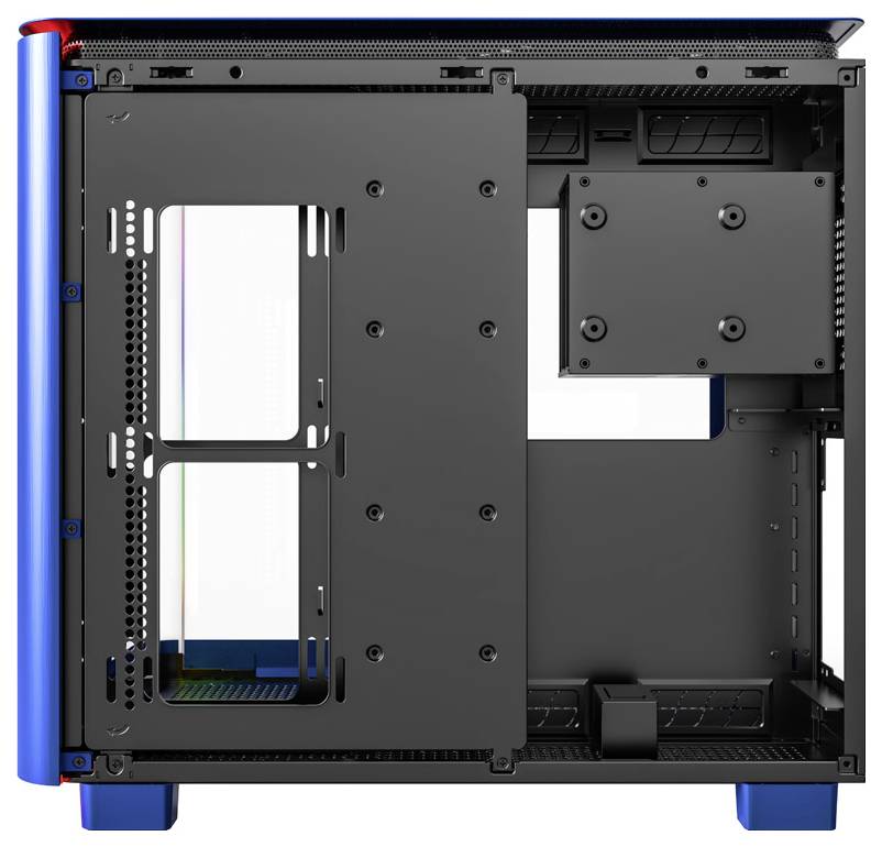 MONTECH KING 95 Tempered Glass ARGB Midi-Tower PC-Gehäuse Blau