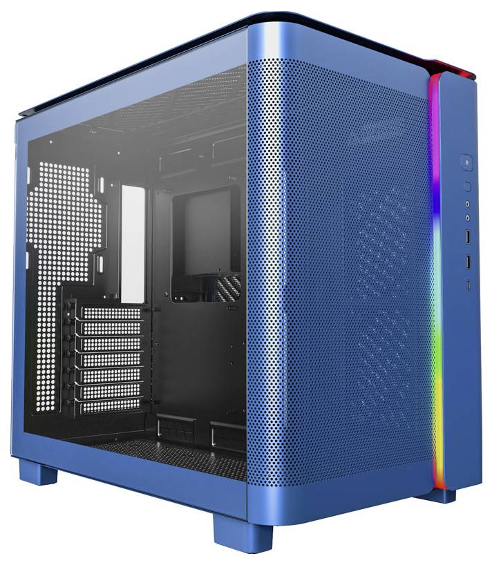 MONTECH KING 95 Tempered Glass ARGB Midi-Tower PC-Gehäuse Blau