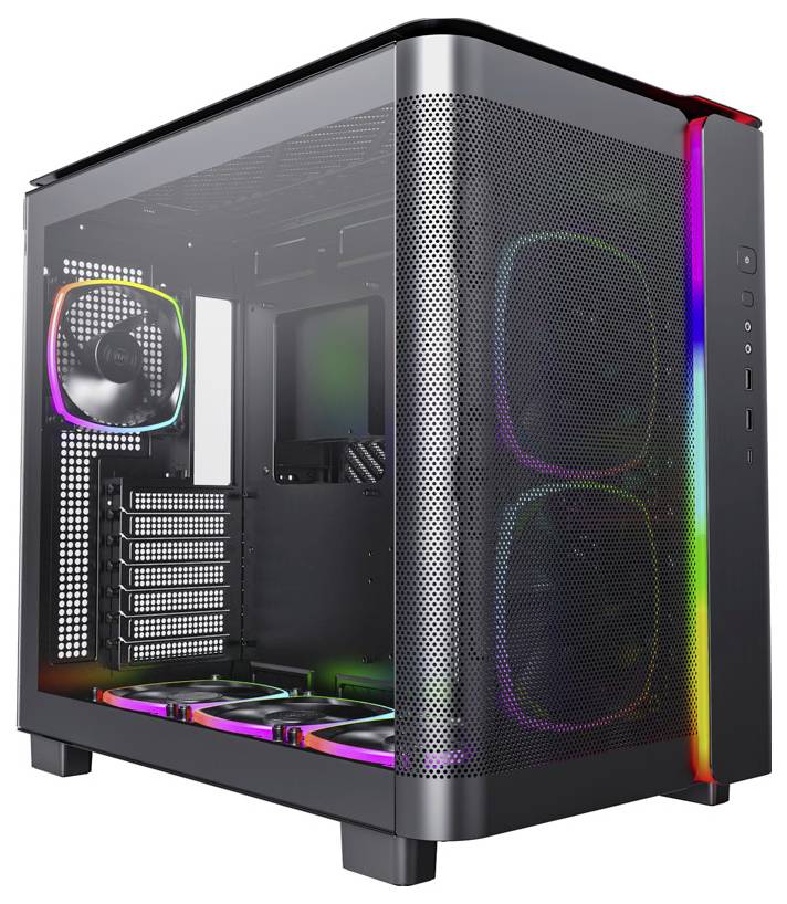 MONTECH KING 95 PRO Tempered Glass ARGB Midi-Tower PC-Gehäuse Schwarz