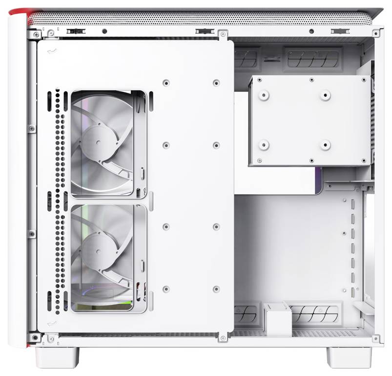 MONTECH KING 95 PRO Tempered Glass ARGB Midi-Tower PC-Gehäuse Weiß