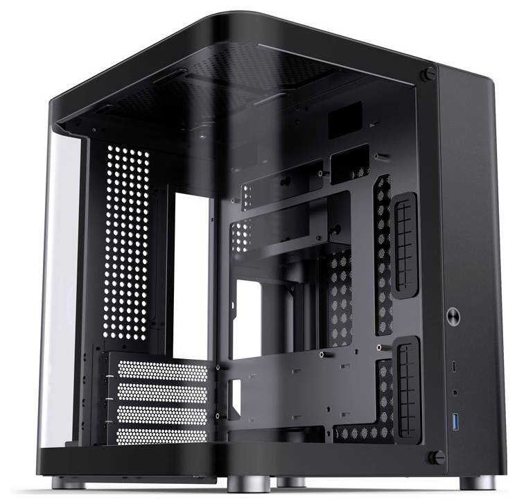 Jonsbo TK-1 2.0 Tempered Glass Micro-Tower PC-Gehäuse Schwarz