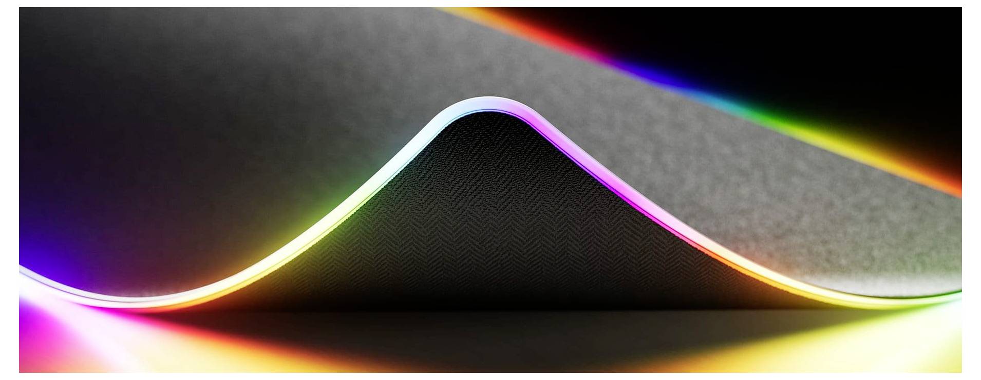 HYTE CNVS Intense Play Mat qRGB Gaming Mauspad - schwarz Gaming-Mauspad Schwarz