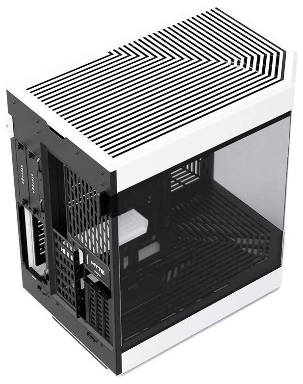 HYTE Y60 Tempered Glass Midi-Tower PC-Gehäuse Schwarz/Weiß