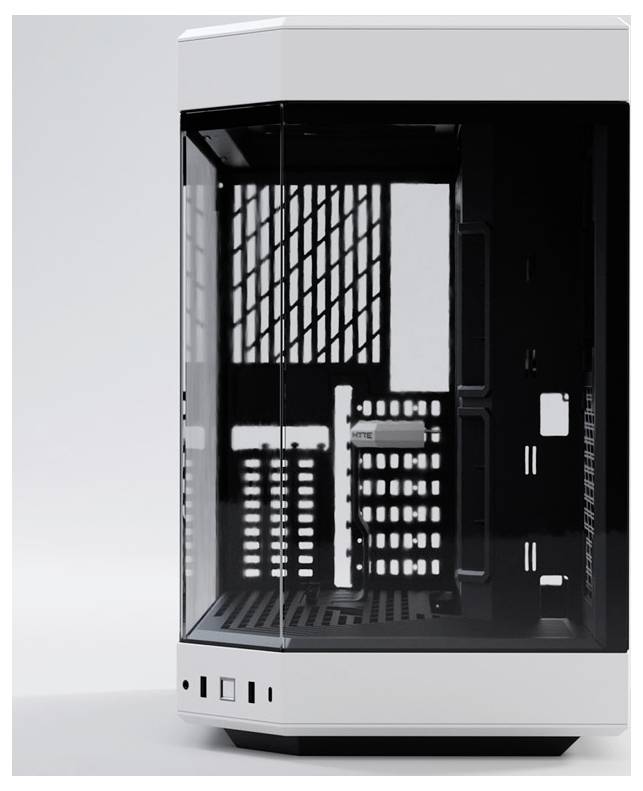 HYTE Y60 Tempered Glass Midi-Tower PC-Gehäuse Schwarz/Weiß