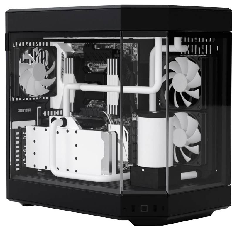 HYTE Y60 Tempered Glass Midi-Tower PC-Gehäuse Schwarz