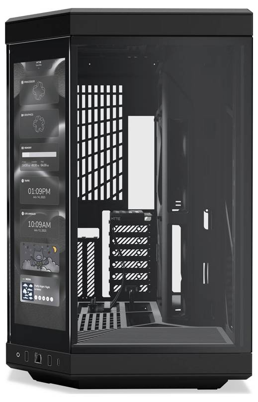 HYTE Y70 Touch Midi-Tower PC-Gehäuse Schwarz