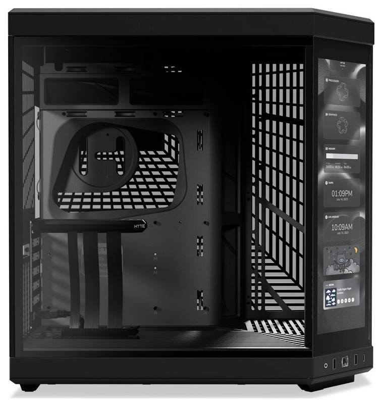 HYTE Y70 Touch Midi-Tower PC-Gehäuse Schwarz