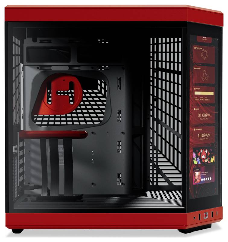 HYTE Y70 Touch Midi-Tower PC-Gehäuse Schwarz