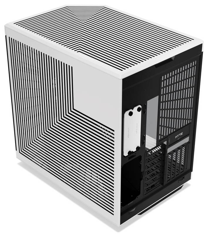 HYTE Y70 Touch Midi-Tower PC-Gehäuse Schwarz-Weiß