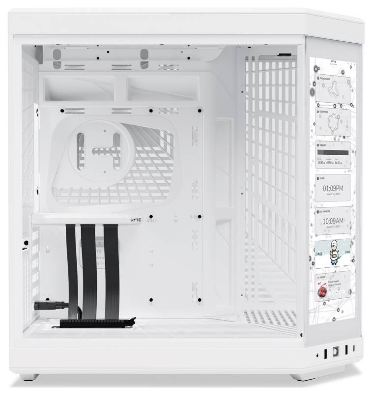 HYTE Y70 Touch Midi-Tower PC-Gehäuse Weiß