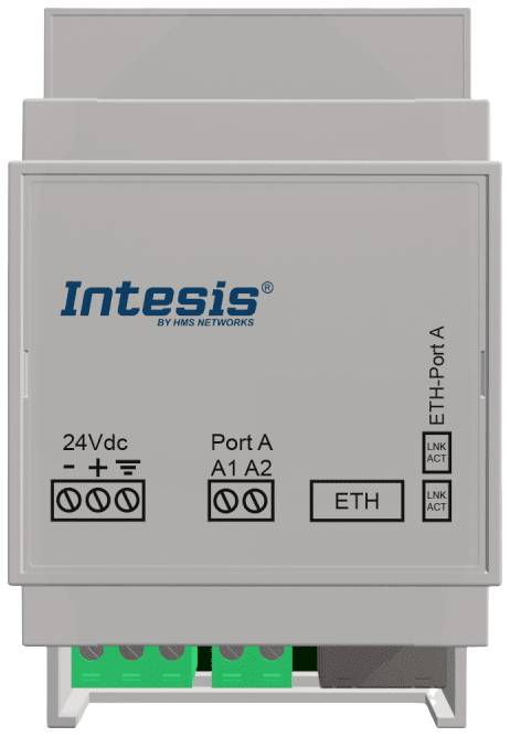 Intesis INMBSMEB0200100 M-BUS to Modbus TCP Server Gateway - 20 devices Gateway M-Bus, Modbus-TCP, RJ-45 24 V/DC 1St.