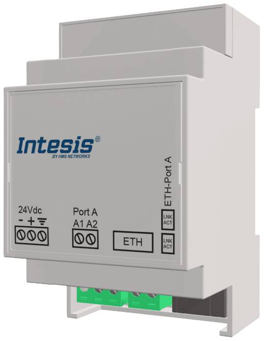 Intesis INMBSMEB0200100 M-BUS to Modbus TCP Server Gateway - 20 devices Gateway M-Bus, Modbus-TCP, RJ-45 24 V/DC 1St.