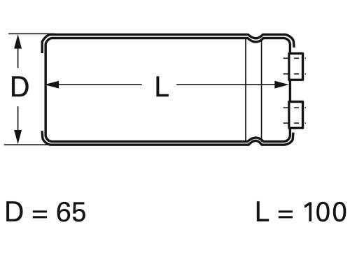 FTCAP GMA33235065100 / 1012698 Elektrolyt-Kondensator Schraubanschluss 3300 µF 350V (Ø x L) 65mm x 100mm 1St.