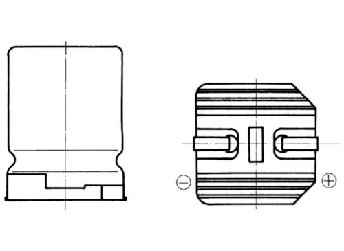 Frolyt E-RS3049 Elektrolyt-Kondensator SMD 4.5mm 220 µF 25V 20% (Ø x L) 8.9mm x 12mm