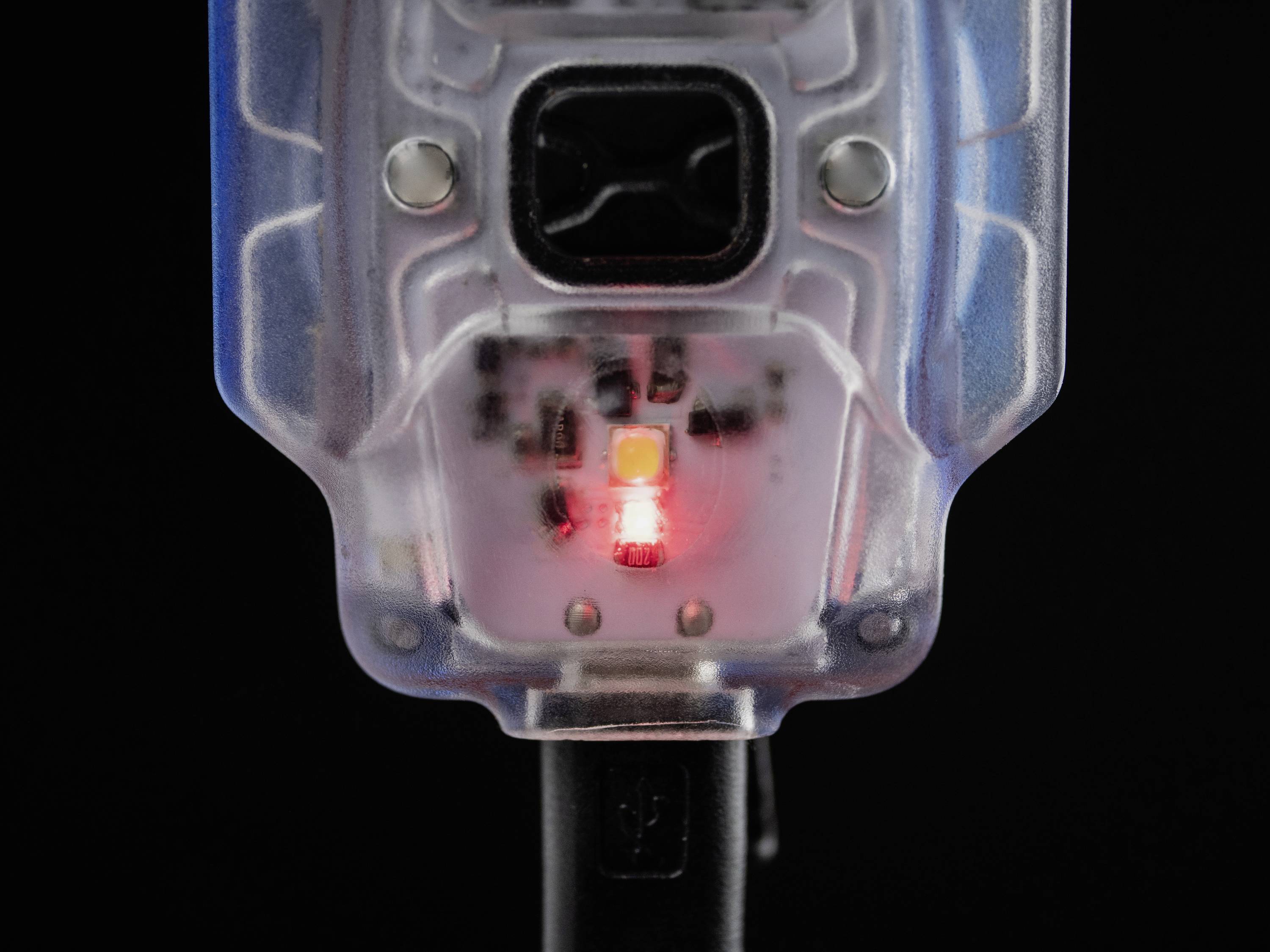 ArmyTek F07001R Crystal Red Mobile Kleinleuchte LED Rot, Transparent