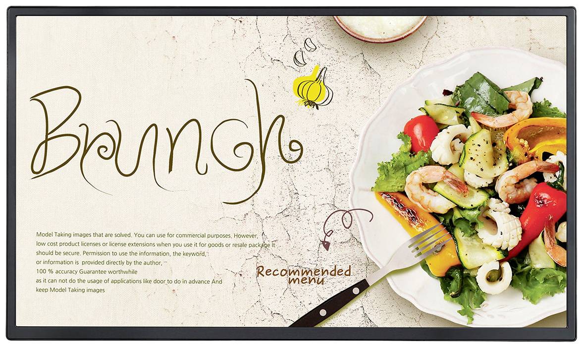 LG Electronics 32SM5J-B Digital Signage Display 80cm 32 Zoll 1920 x 1080 Pixel 24/7