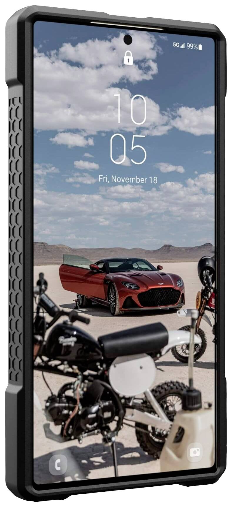 Urban Armor Gear Monarch Pro Backcover Samsung Galaxy S24 Ultra Kevlar®, Blau MagSafe kompatibel 214416113955